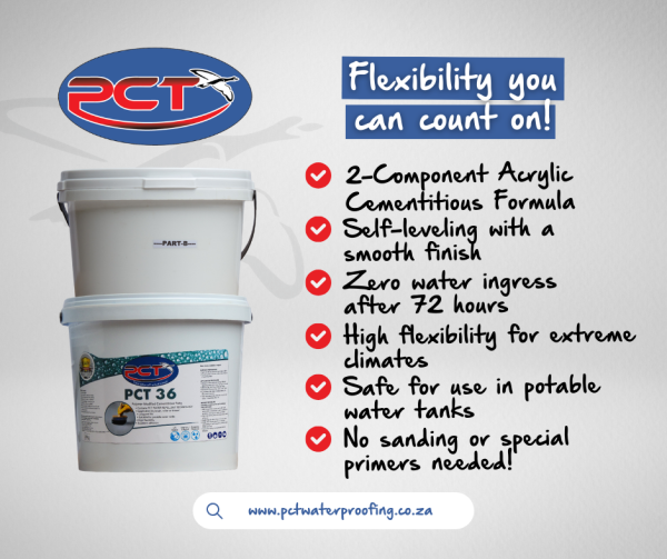 PCT 36 Cementitious Acrylic Waterproof - Image 3